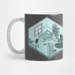 Charlie Spring - Heartstopper - isometric bedroom Mug